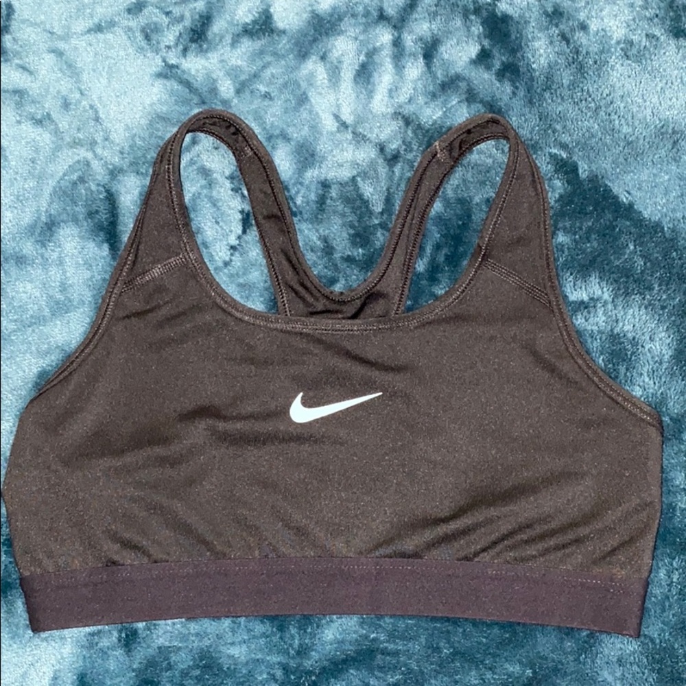 Nike black sports bra